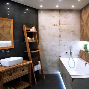 Inšpirácia kúpeľne č. 17, dizajn Kov