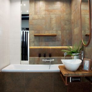 Inšpirácia kúpeľne č. 6, dizajn Kov