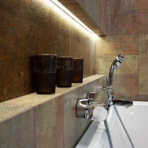 Inšpirácia kúpeľne č. 6, dizajn Kov